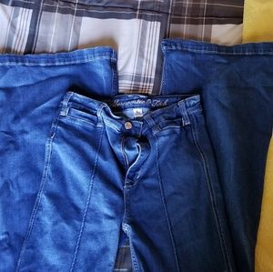 Bell bottom jeans
